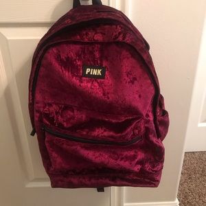 Red Velvet Backpack from PINK